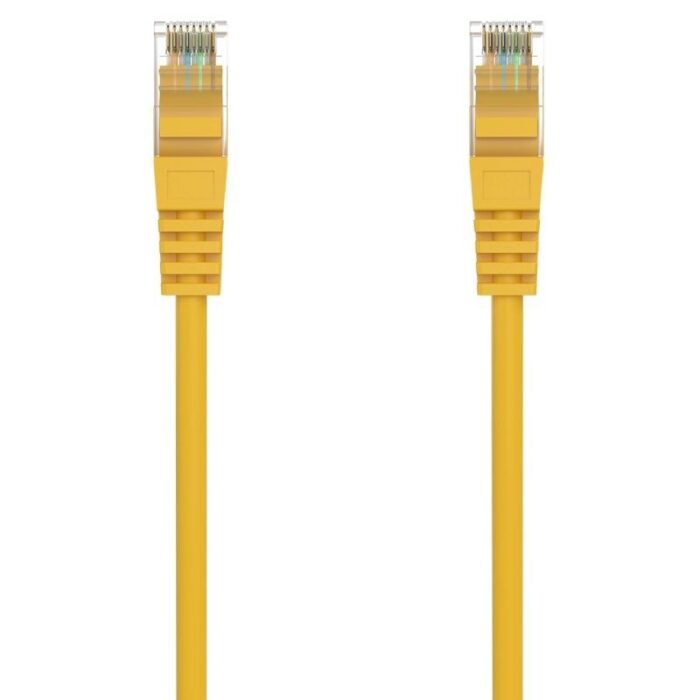 Cable de Red RJ45 AWG24 UTP Aisens A145-0565 Cat.6A/ LSZH/ 50cm/ Amarillo