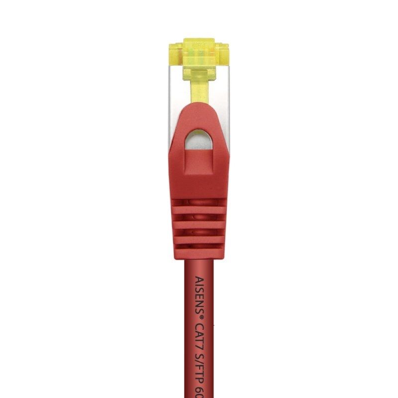 Cable de Red RJ45 SFTP Aisens A146-0470 Cat.7/ 1m/ Rojo