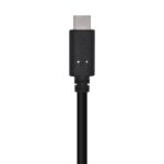 Cable USB 3.1 Tipo-C Aisens A107-0449/ USB Tipo-C Macho - USB Macho/ 50cm/ Negro