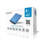 Caja Externa para Disco Duro de 2.5" Aisens ASE-2525BLU/ USB 3.1/ Sin tornillos