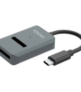 Dock USB Tipo-C para SSD M2 SATA/NVMe Aisens ASUC-M2D012-GR/ Gris