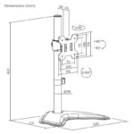 Soporte para Monitor Aisens DT32TSR-283/ hasta 10kg