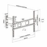 Soporte de Pared Giratorio/ Inclinable/ Nivelable Aisens WT70TSLE-021 para TV de 37-70"/ hasta 35kg