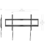 Soporte de Pared Fijo Aisens WT90F-119 para TV de 37-90"/ hasta 75kg