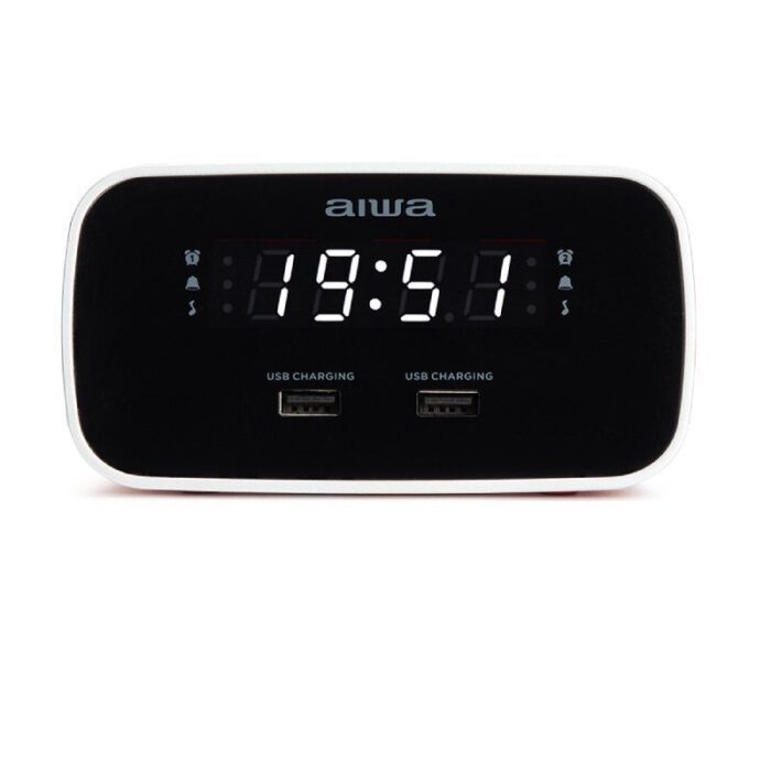 Despertador Aiwa CRU-19RD/ Radio FM/ Rojo