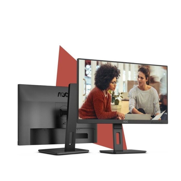 Monitor AOC 24E3QAF 23.8"/ Full HD/ Multimedia/ Regulable en altura/ Negro