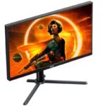 Monitor Gaming AOC Q27G3XMN/BK 27"/ QHD/ 1ms/ 180Hz/ VA/ Regulable en altura/ Negro