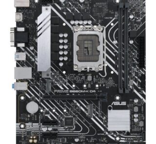 Placa Base Asus Prime B660M-K D4/ Socket 1700/ Micro ATX