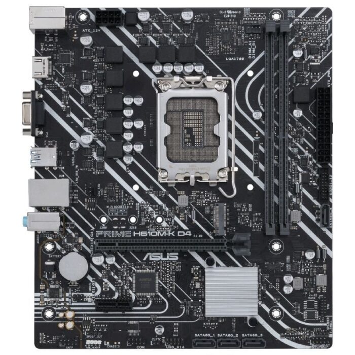 Placa Base Asus Prime H610M-K D4/ Socket 1700/ Micro ATX