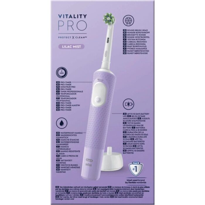 Cepillo Dental Braun Oral-B Vitality Pro/ Purpura