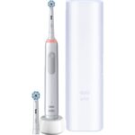 Cepillo Dental Braun Oral-B Vitality Pro 3 3500/ Incluye 2 Recambios/ Blanco