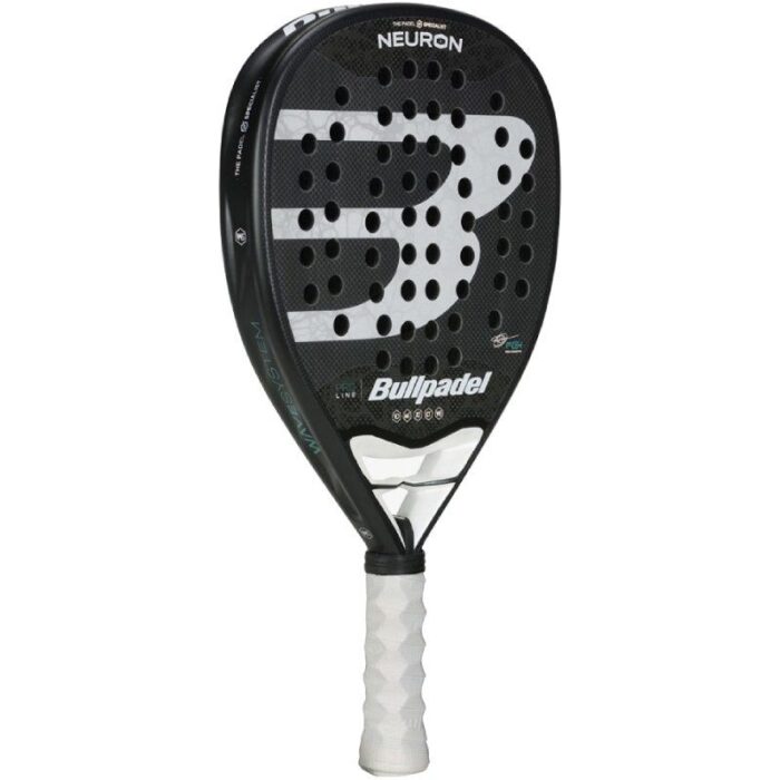 Pala de Pádel Bullpadel Neuron 2024/ Blanca y Negra (Fede Chingotto)