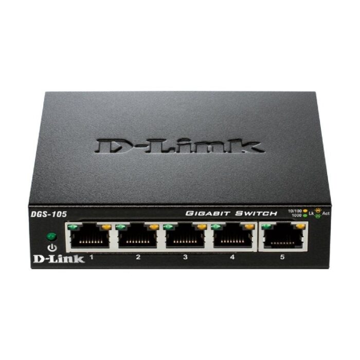 Switch D-Link DGS-105 5 Puertos/ RJ-45 10/100/1000