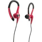 Auriculares Deportivos Elbe AU-107-MIC/ con Micrófono/ Jack 3.5/ Rojos y Negros