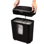 Destructora Fellowes 6M/ Minicorte de 4 x 12mm/ Negra