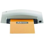 Plastificadora Fellowes Lunar A3 5716701/ hasta A3 y 80-125 Micras/ Blanca y Negra