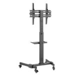 Soporte de Suelo Orientable/ Inclinable con Ruedas Fonestar STS-4244N para TV de 32-65"/ hasta 35kg