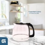 Cafetera de Goteo Grunkel Caf-B Aroma/ 12 Tazas/ Blanca