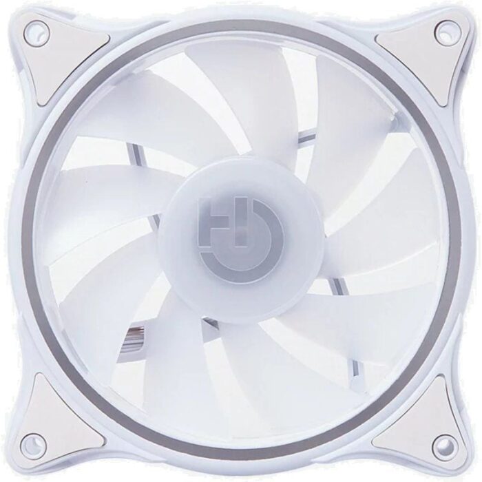 Ventilador Hiditec N18 ARGB/ 12cm/ Blanco