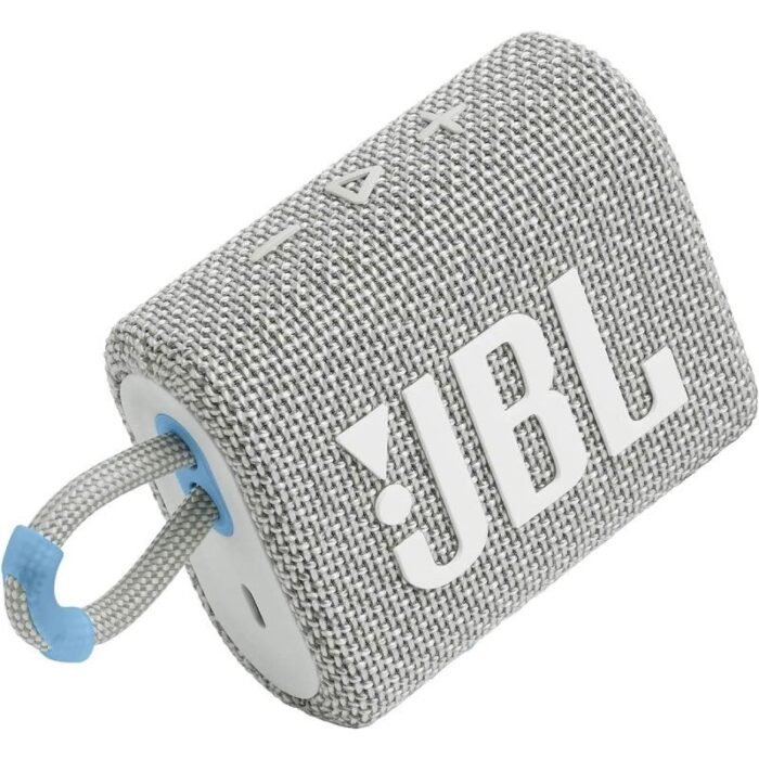 Altavoz con Bluetooth JBL GO 3 ECO/ 4.2W/ 1.0/ Blanco