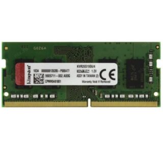 Memoria RAM Kingston ValueRAM 4GB/ DDR4/ 2666MHz/ 1.2V/ CL19/ SODIMM