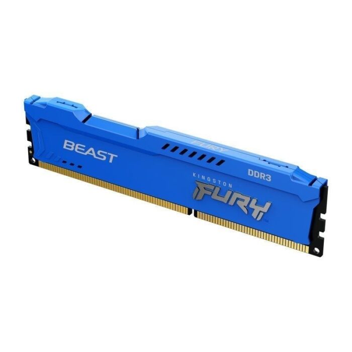 Memoria RAM Kingston FURY Beast 8GB/ DDR3/ 1600MHz/ 1.5V/ CL10/ DIMM