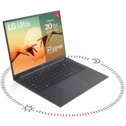 Portátil LG Ultra 16UD70R-G.AX56B Ryzen 5 7530U/ 16GB/ 512GB SSD/ 16"/ Sin sistema operativo