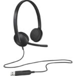 Auriculares Logitech H340/ con Micrófono/ USB/ Negros