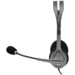 Auriculares Logitech H110/ con Micrófono/ Jack 3.5/ Plateados