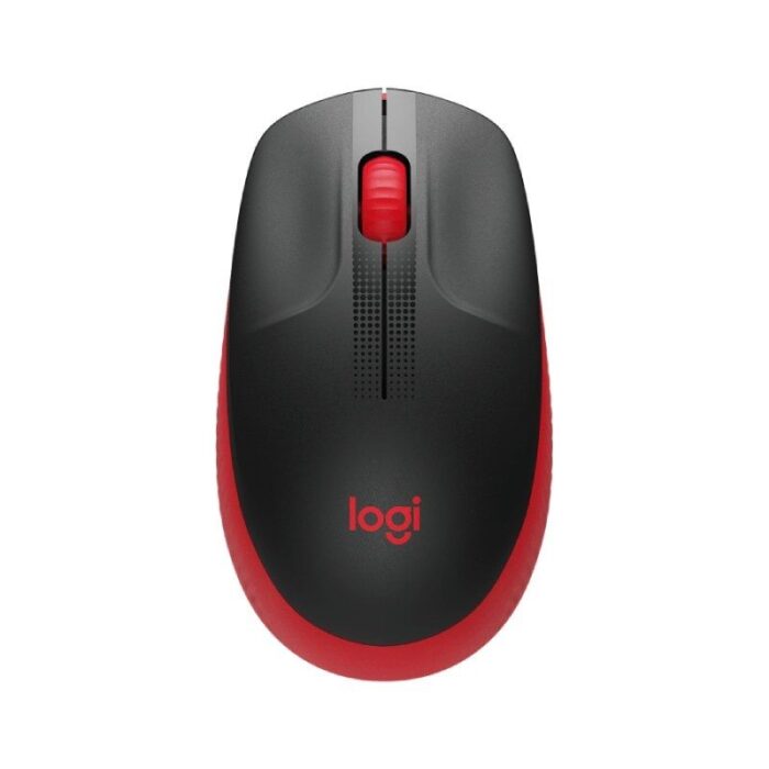 Ratón Inalámbrico Logitech M190/ Hasta 1000 DPI/ Rojo