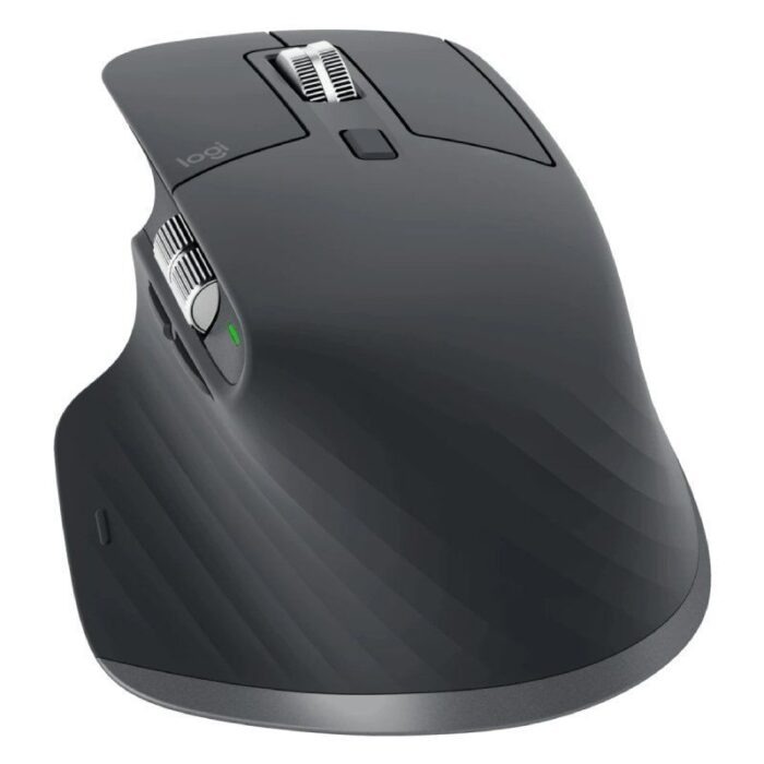 Ratón Ergonómico Inalámbrico por Bluetooth Logitech MX Master 3S/ Batería recargable/ Hasta 8000 DPI/ Grafito