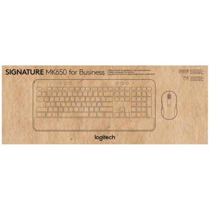 Teclado y Ratón Inalámbricos Logitech Signature MK650 for Business 920-010998/ Grafito