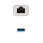 Adaptador USB 3.0 - RJ45 Nanocable 10.03.0401/ 1000Mbps