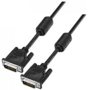 Cable DVI Dual Nanocable 10.15.0802/ DVI Macho - DVI Macho/ 1.8m/ Negro