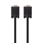 Cable SVGA Nanocable 10.15.1305/ VGA Macho - VGA Macho/ 5m/ Negro