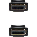 Cable DisplayPort 1.2 4K Nanocable 10.15.2302/ DisplayPort Macho - DisplayPort Macho/ 2m/ Negro