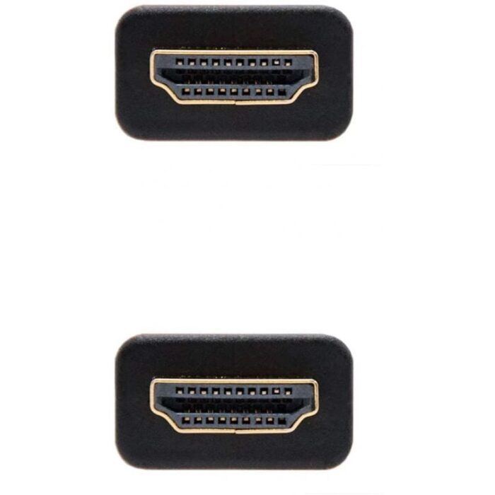 Cable HDMI 2.0 4K Nanocable 10.15.1602/ HDMI Macho - HDMI Macho/ 1.5m/ Negro/ Naranja