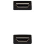 Cable HDMI 2.0 4K Nanocable 10.15.3802/ HDMI Macho - HDMI Macho/ 2m/ Negro