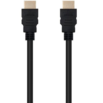 Cable HDMI 2.0 4K Nanocable 10.15.3805/ HDMI Macho - HDMI Macho/ 5m/ Negro