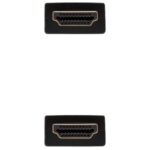 Cable HDMI 2.0 4K Nanocable 10.15.3805/ HDMI Macho - HDMI Macho/ 5m/ Negro