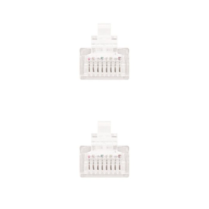 Cable de Red RJ45 UTP Nanocable 10.20.0101-W Cat.5e/ 1m/ Blanco