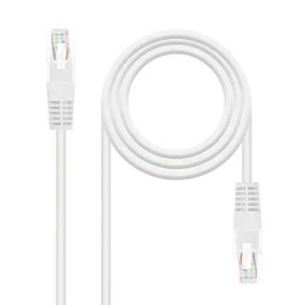 Cable de Red RJ45 UTP Nanocable 10.20.0400-W Cat.6/ 50cm/ Blanco