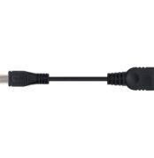 Cable USB 2.0 Nanocable 10.01.3500/ MicroUSB Macho - USB Hembra/ 15cm/ Negro