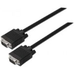 Cable SVGA Nanocable 10.15.1302/ VGA Macho - VGA Macho/ 1.8m/ Negro