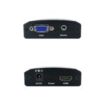 Conversor Nanocable 10.16.2101-BK/ HDMI Hembra - VGA Hembra/ Jack 3.5 Hembra/ 15cm/ Negro