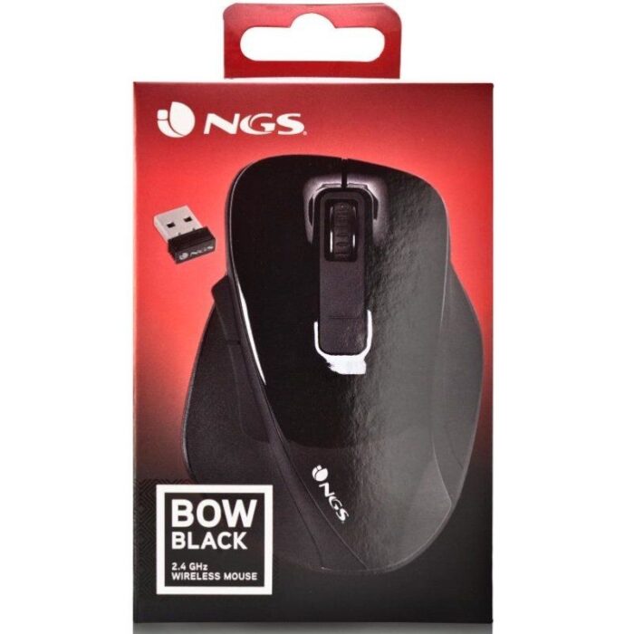 Ratón Inalámbrico NGS Bow/ Hasta 1600 DPI