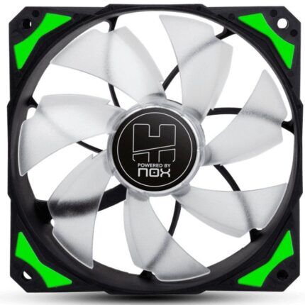 Ventilador Nox H-Fan Green/ 12cm/ Verde