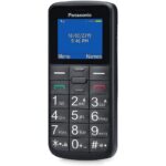 Teléfono Móvil Panasonic KX-TU110EXB para Personas Mayores/ Negro