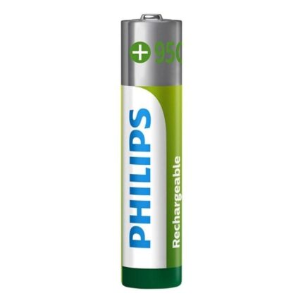 Pack de 2 Pilas AAA Philips R03B2A95/10/ 1.2V/ Recargables