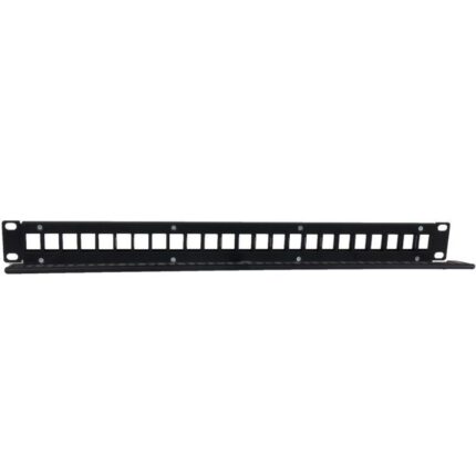 Patch Panel Phasak PA 3424/ 24 Puertos/ Cat.6/ Altura 1U/ Gestión de Cable/ Conectores RJ45 UTP No Incluidos